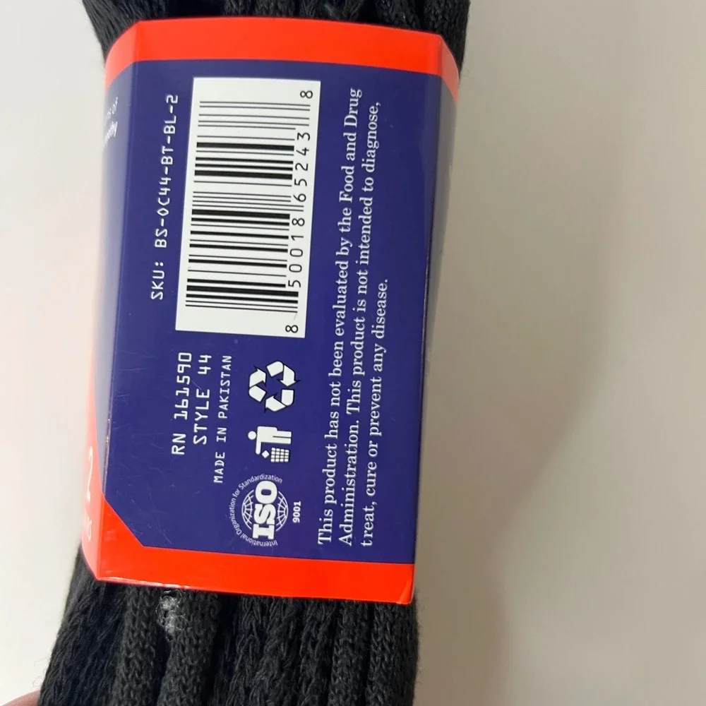 Mens Brooklyn‎ Diabetic Socks Over The Calf 2 Pair NIP #1 US Shoe Size 12 - 14